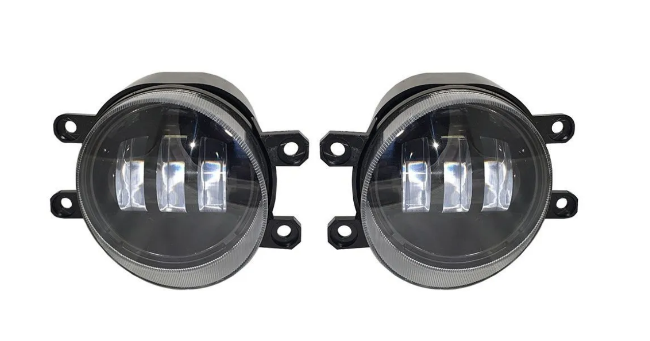 Противотуманные фары желтые для Toyota Land Cruiser Prado 150 3000k Black Vision