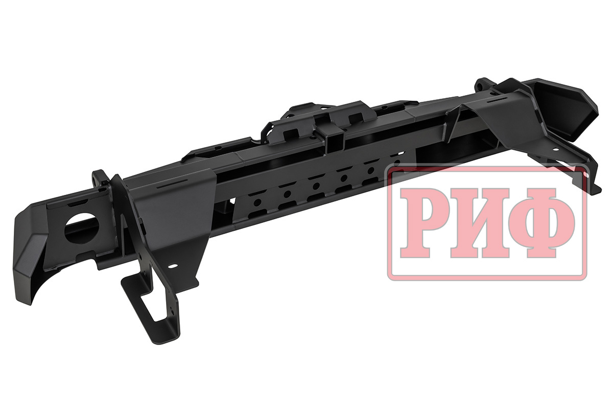 Бампер РИФ силовой задний Changan Hunter Plus с квадратом под фаркоп и фонарями