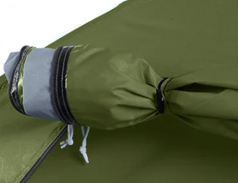 Палатка Naturehike P-Series 2-местная, алюминиевый каркас, салатовая