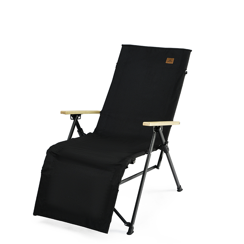 Кресло туристическое Naturehike Nightfall T08 складное, до 110 кг, черное