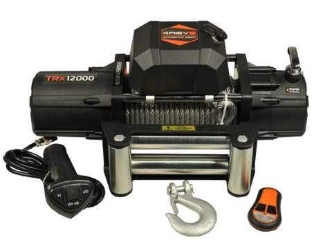 Лебедка автомобильная 4REVO TRX-12000 24V (стальной трос)