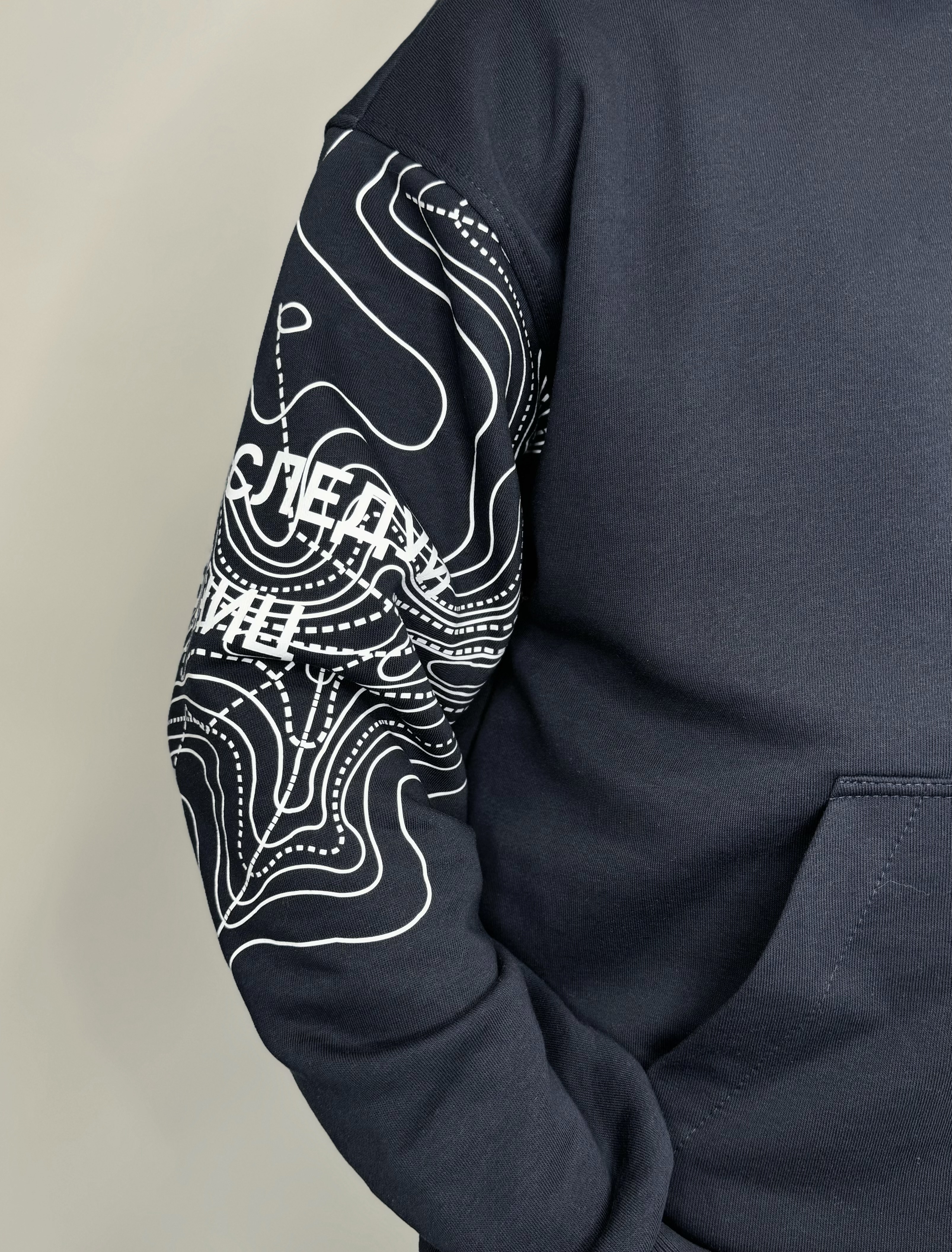 худи Arctic Trucks темно-синего цвета, размер M