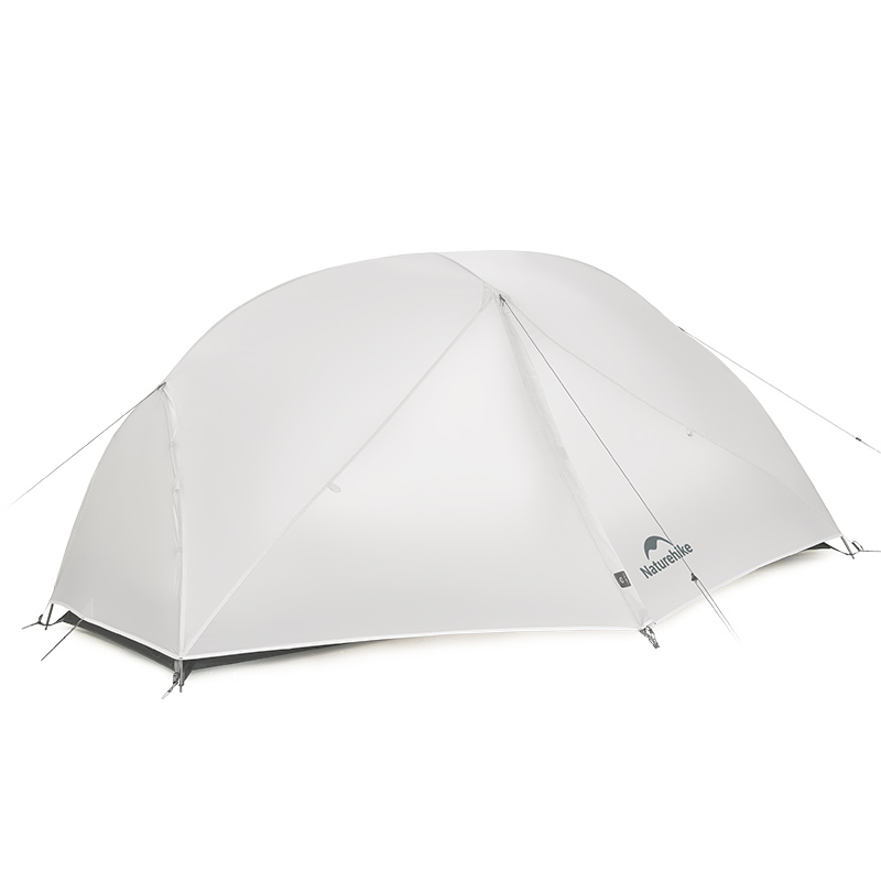 Палатка Naturehike Mongar PRO 1-местная, алюминиевый каркас, светло-серая