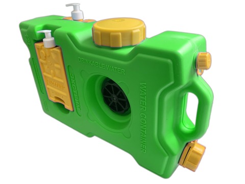 Контейнер для воды 12 л зеленый