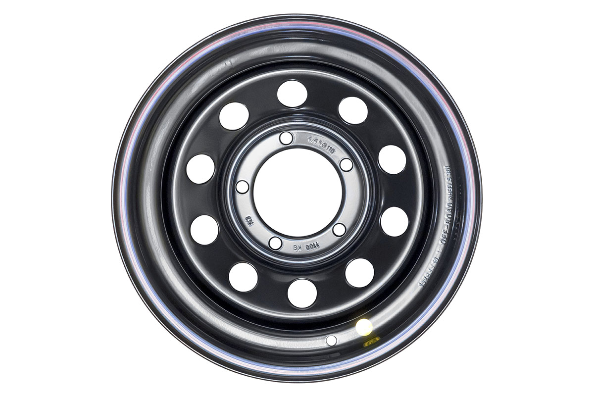 Диск усиленный УАЗ стальной черный 5x139,7 8xR15 d110 ET-24