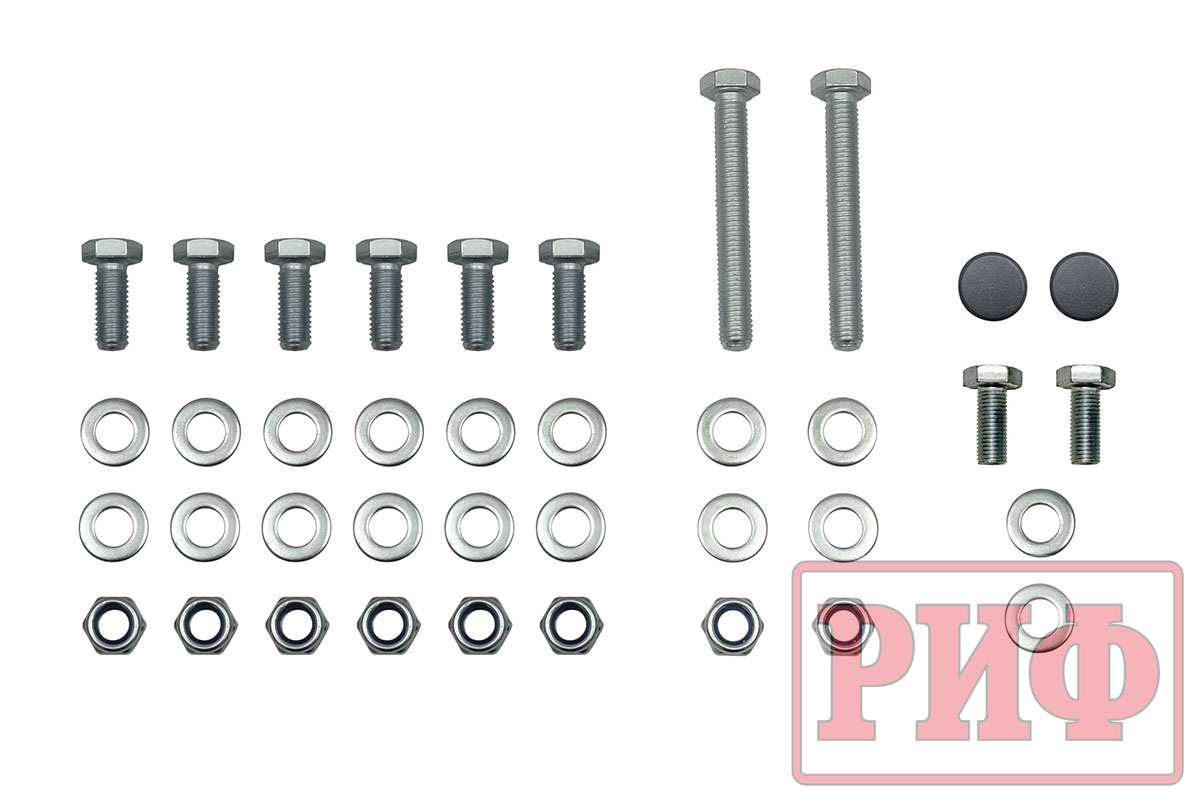 Бампер РИФ силовой передний Toyota Land Cruiser Prado 150 2017+ c защитой радиатора