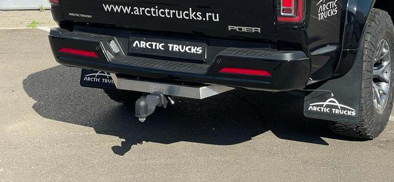 Фаркоп (оцинкованный, надпись POER, шар E нерж.) GWM POER 2.0TD 4WD 2021-