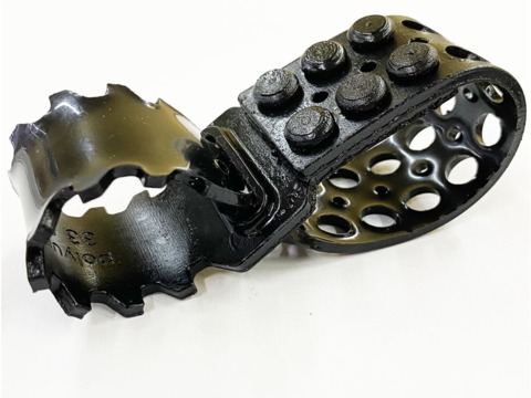 Крепление к трубе Двойной Экстрим, 15-90 (продольная фиксация)