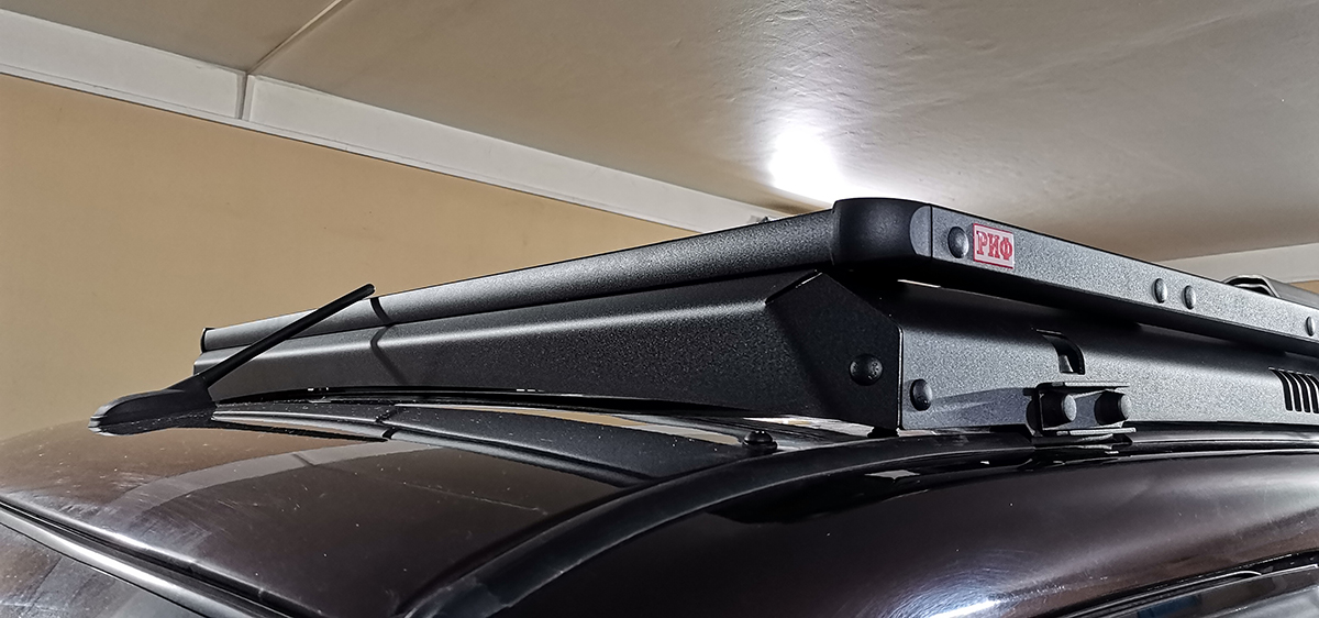 Багажник экспедиционный (платформа) алюминиевый РИФ 1250x2080 мм для УАЗ Патриот (с крепежом)