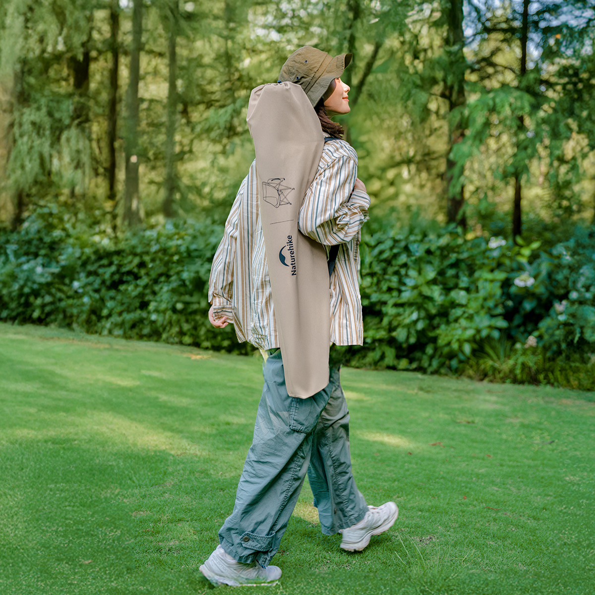 Кресло туристическое Naturehike MW01, складное, КМФ, до 120 кг.