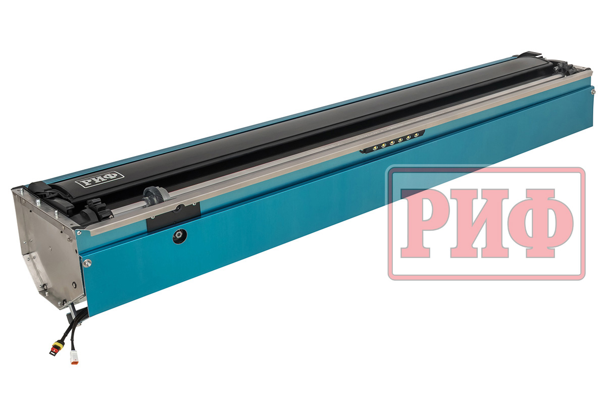 Крышка кузова РИФ для JAC T9, роллета раздвижная с электроприводом 1580х1620 мм, алюминиевая, черная