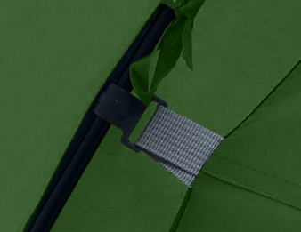 Палатка Naturehike P-Series 2-местная, алюминиевый каркас, зеленая