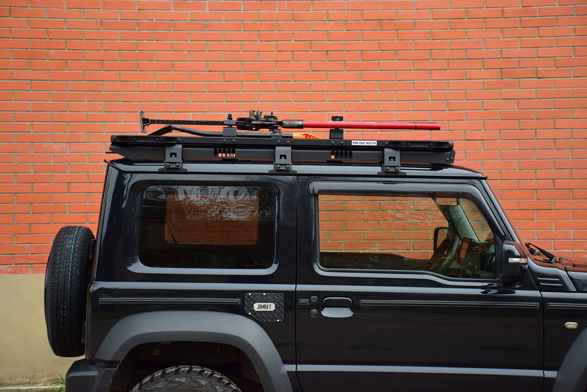 Багажник экспедиционный (платформа) алюминиевый РИФ 1250х1690 мм для Suzuki Jimny 2018+ (с крепежом)