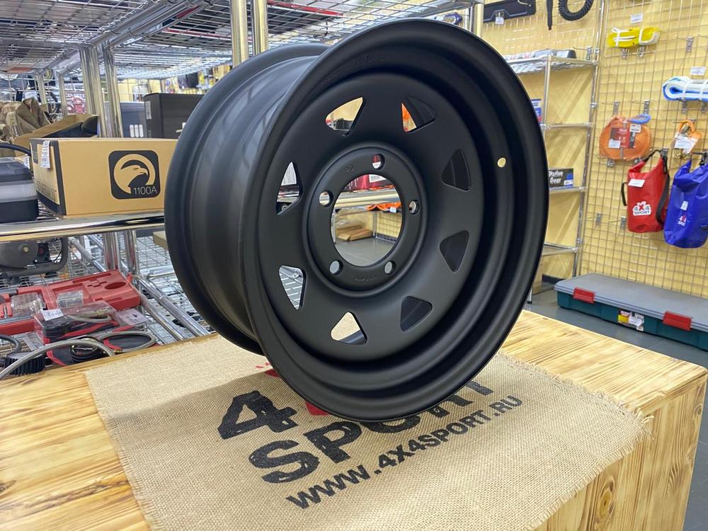 Диск колесный стальной штампованный ORW 64M, 5x139.7, 15x7, ET0, ЦО 110, черный матовый