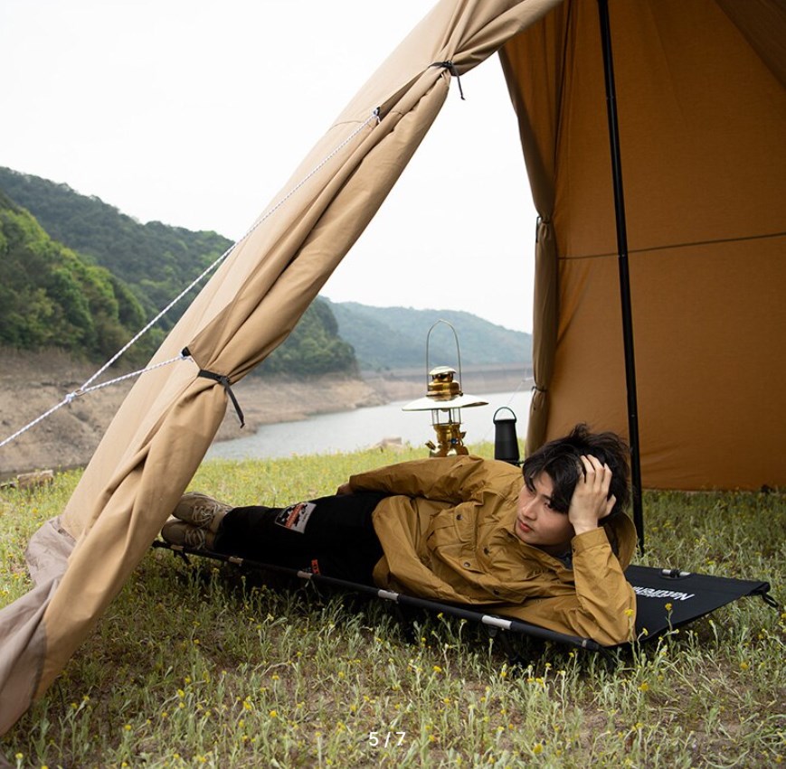 Раскладушка Naturehike XJC05, 190х65х15 см, до 150 кг, черная