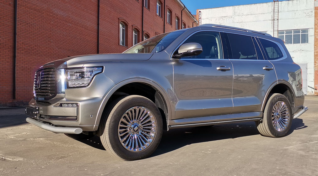 Бампер РИФ силовой передний/защита штатного бампера TANK 500 c защитой радиатора (устанавливается только с площадкой под лебёдку RIFT50-30000)