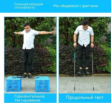 Палки треккинговые, алюминиевые, ST01, золотистые, для ходьбы (2 шт.)