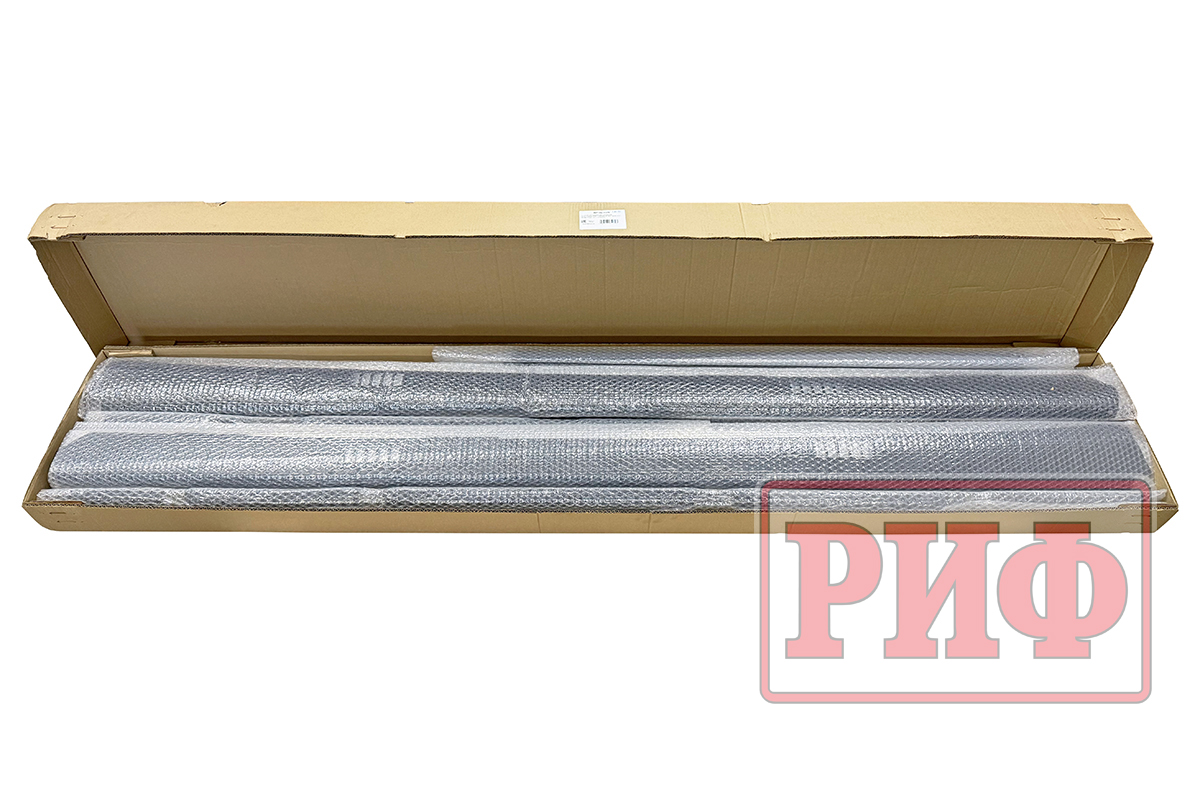 Багажник экспедиционный (платформа) алюминиевый РИФ 1150x2080 мм для Toyota Land Cruiser Prado 120 (с крепежом)