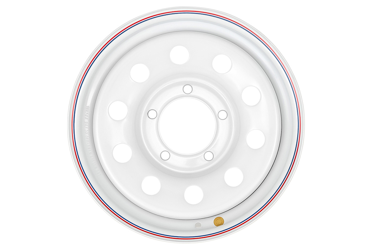 Диск усиленный УАЗ стальной белый 5x139,7 7xR16 d110 ET+30