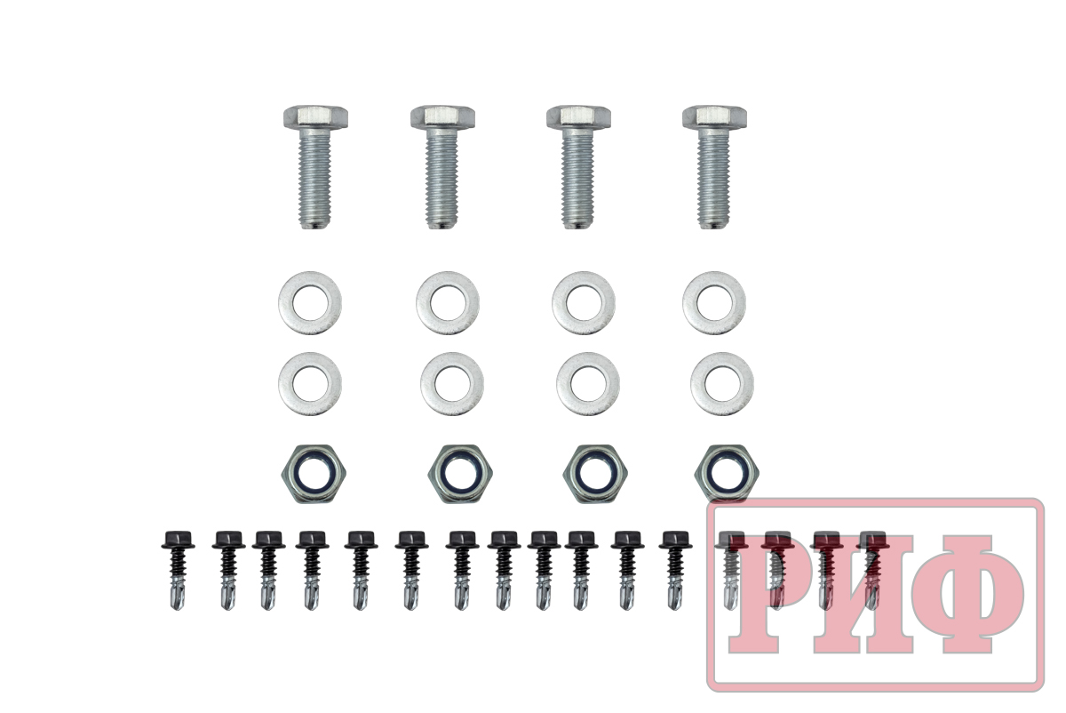 Бампер РИФ силовой передний Toyota Land Cruiser 200 2007-2015 c доп. фарами и защитой бачка омывателя