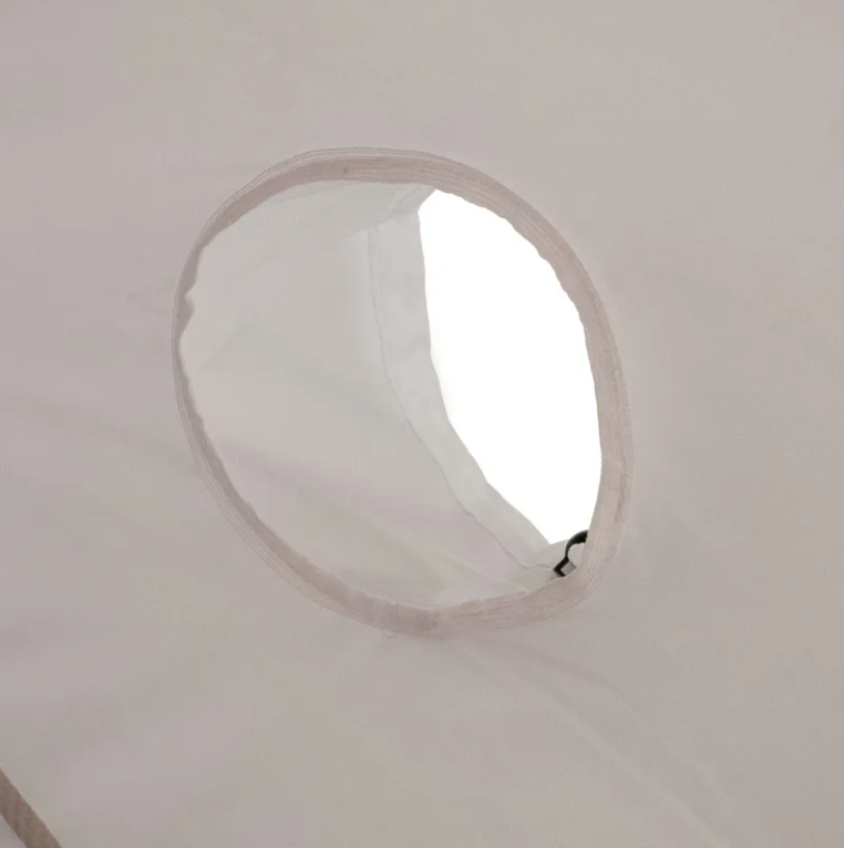 Палатка зимняя куб СЛЕДОПЫТ 2,1 х2,1 м, Oxford 210D PU 1000, оранжевый/белый