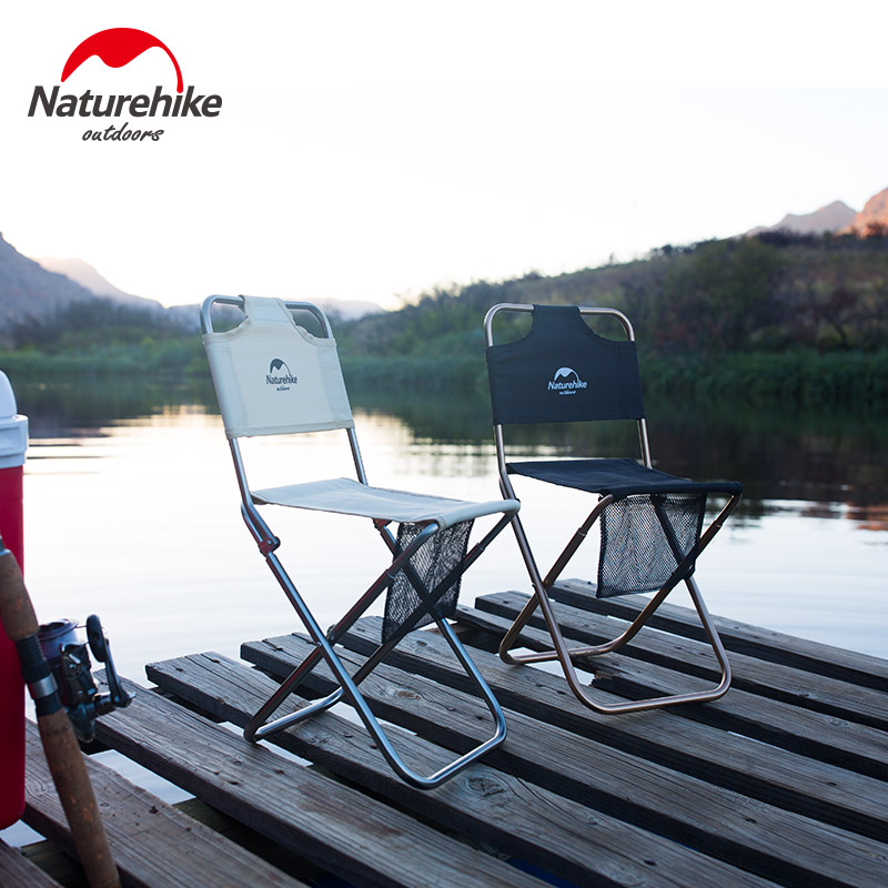 Кресло туристическое Naturehike MZ01, складное, бежевое