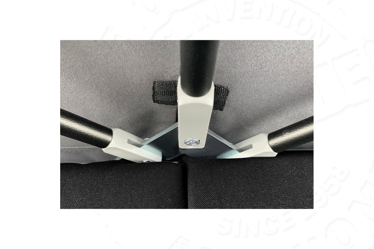 Палатка на крышу автомобиля AUTOHOME OVERLAND LARGE, тент карбон, лестница 220 мм