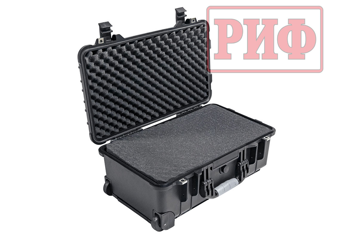 Кейс защитный ударопрочный РИФ 559х351х229 мм на колесах с телескопической ручкой IP55