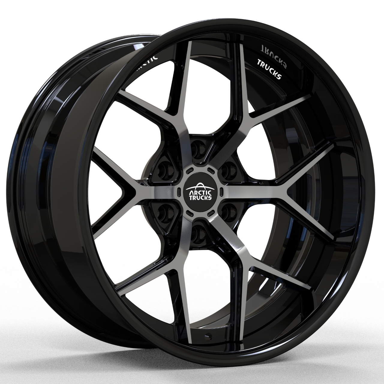 Кованые диски  SK021 R20 J10 ET-25 5*120 DIA 72.6 черные с полировкой