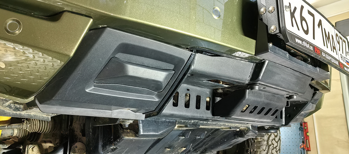 Площадка РИФ под лебёдку в штатный бампер TANK 400