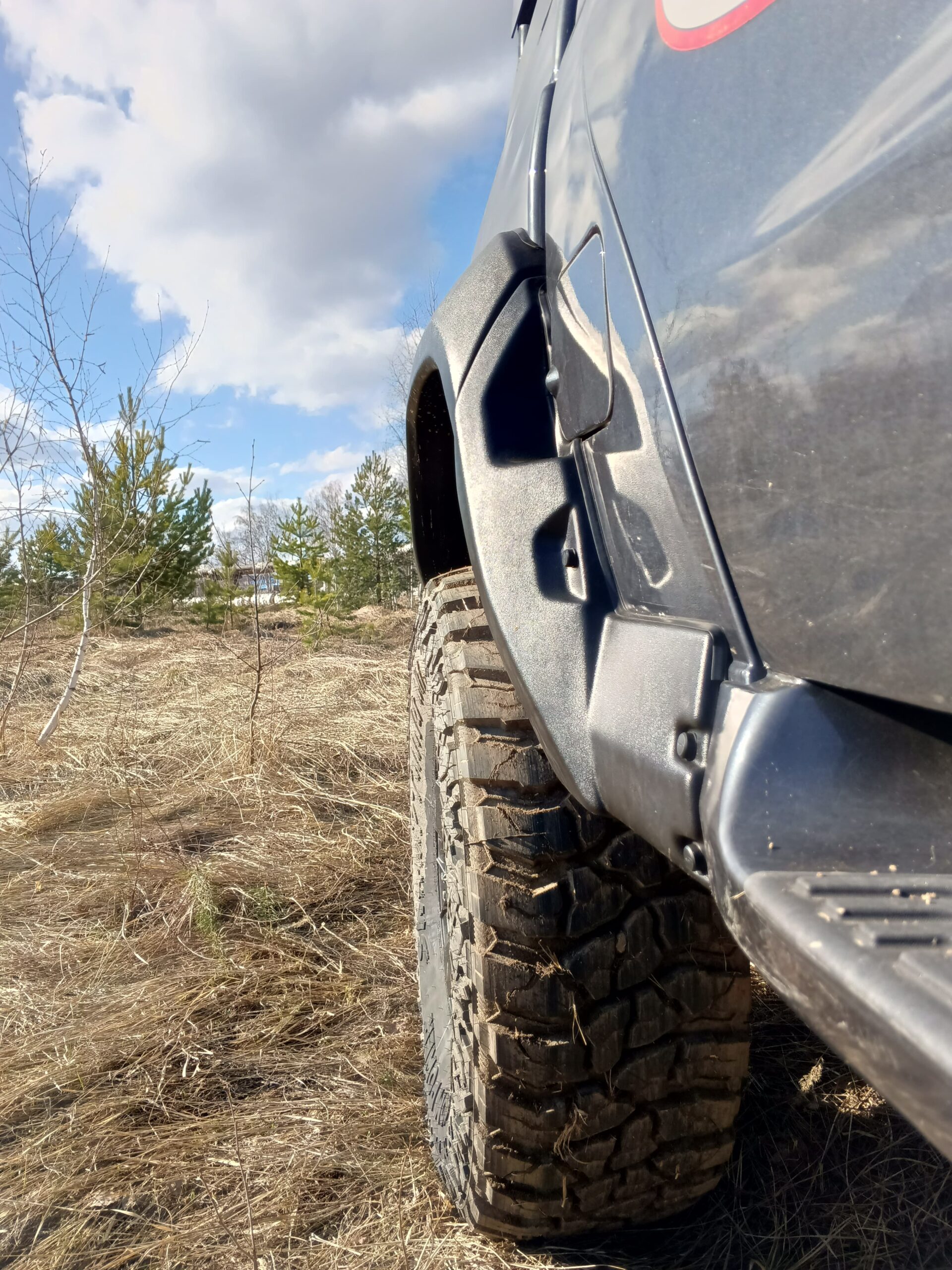 Расширители колёсных арок УАЗ Пикап NEW (с накладками на бампер) рестайлинг