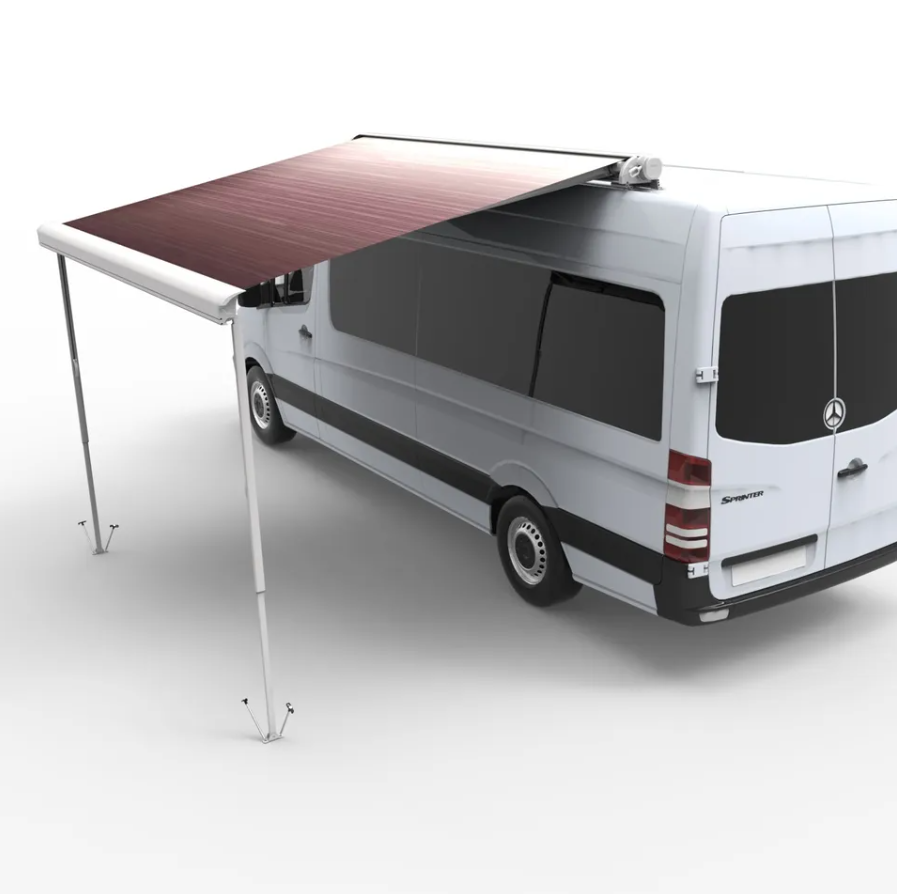 Маркиза автомобильная РИФ 3,5х2,5 м кассетная с электроприводом, корпус белый