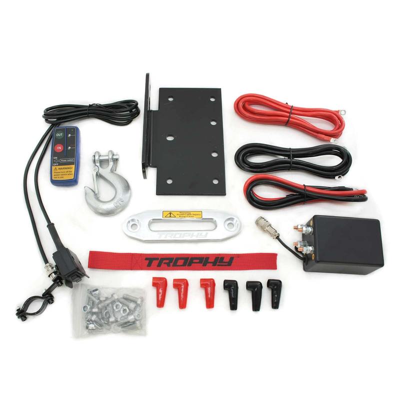 Лебедка электрическая квадроцикловая TR TROPHY 4,5S 12v