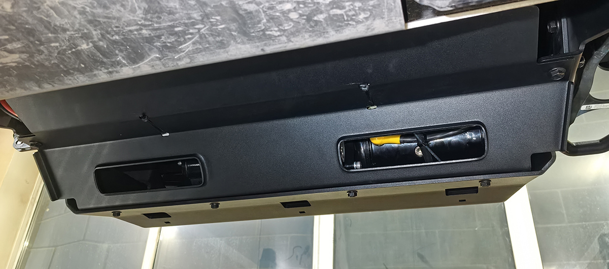 Площадка РИФ под лебёдку с защитой радиатора в штатный бампер RAM 1500 Rebel 2024+