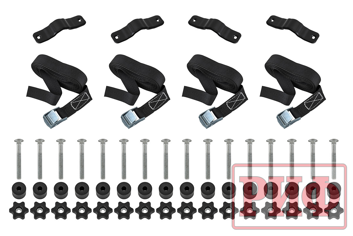 Крепление для каноэ (сапборда) на багажные поперечины