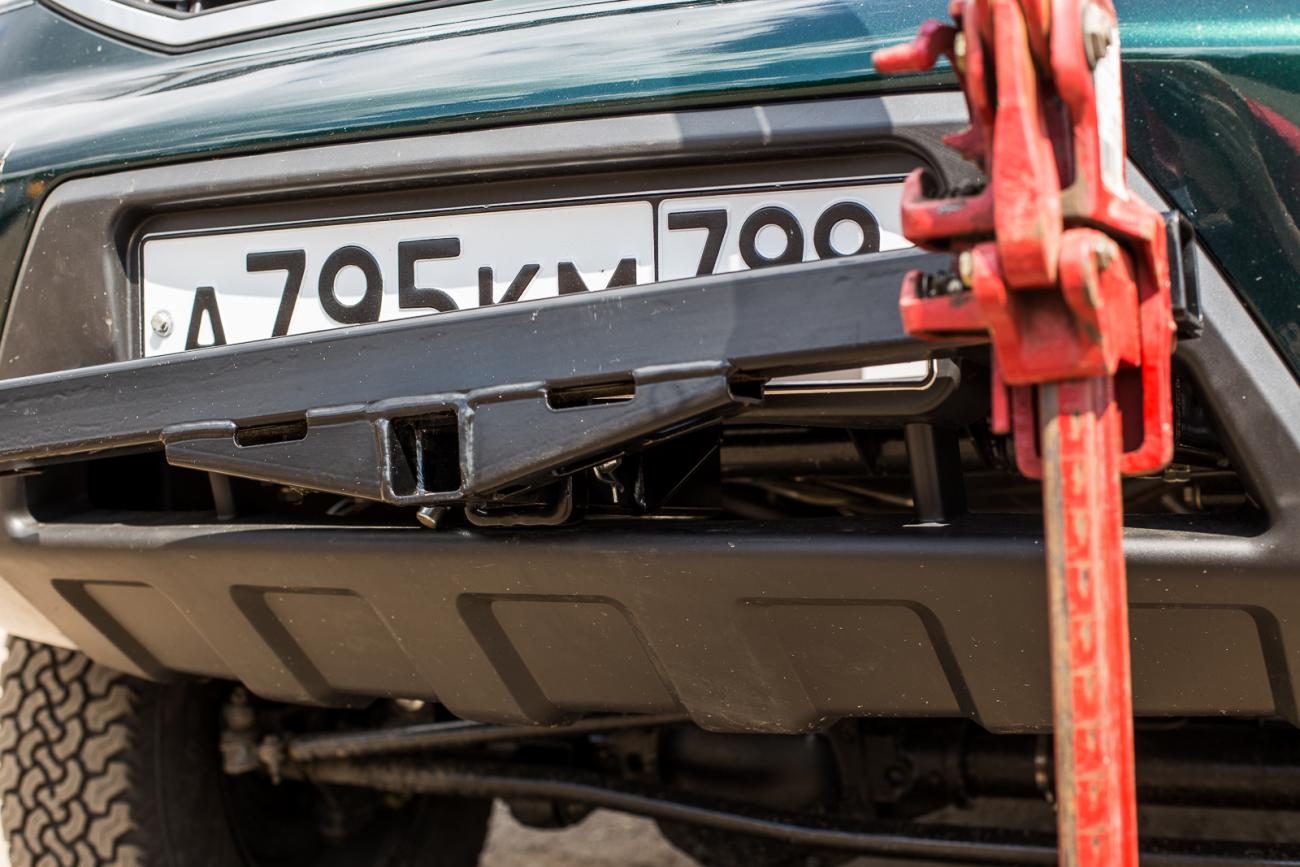 Вставка РИФ в фаркоп для подъема а/м домкратом Hi-Lift