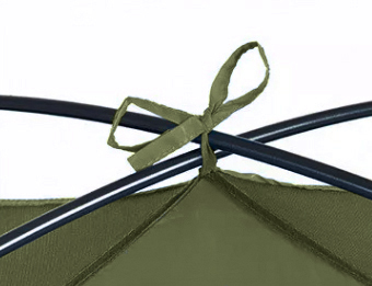 Палатка Naturehike P-Series 2-местная, алюминиевый каркас, салатовая