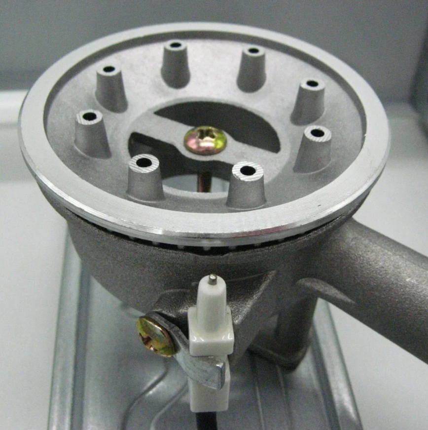 Плита газовая портативная "СЛЕДОПЫТ - PoweR" (с переходником), нержавеющая сталь