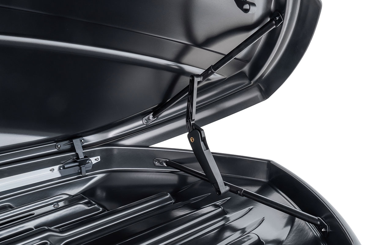 Бокс автомобильный на крышу Pentair COBRA 420L черный глянец, двусторонний