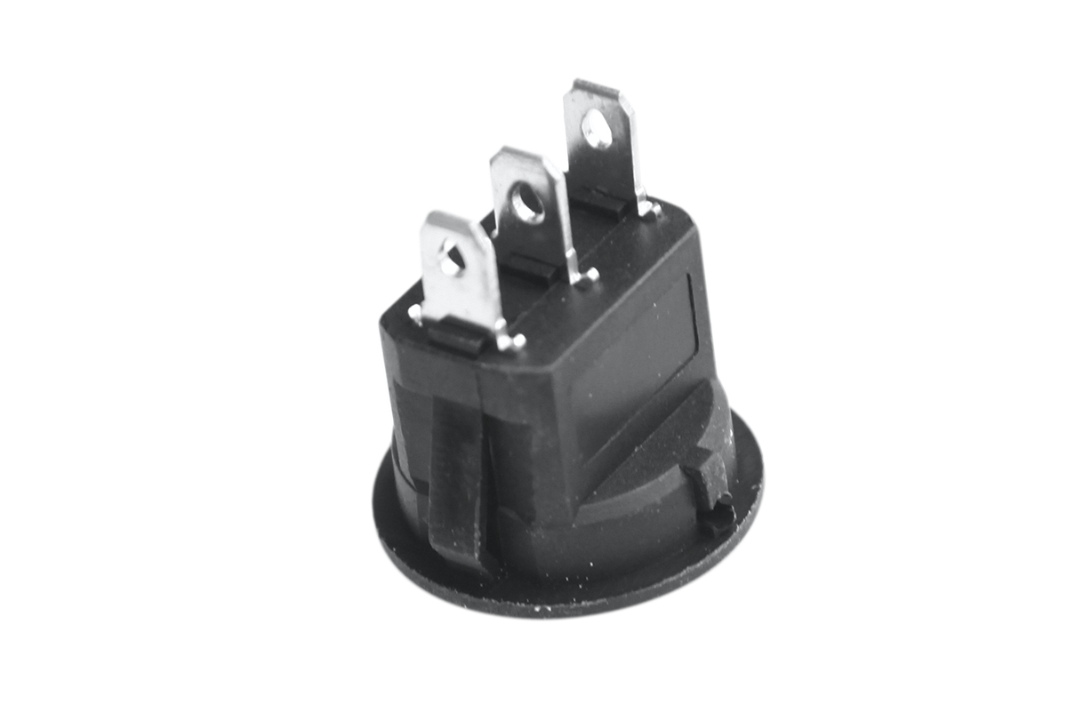 Переключатель ВКЛ/ВЫКЛ, синий, круглый