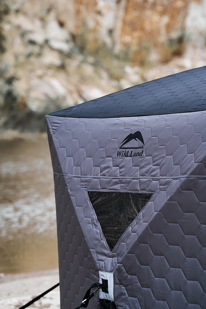 Палатка зимняя Wild Land Ice hub 500, пятиугольная, с полом и накидкой