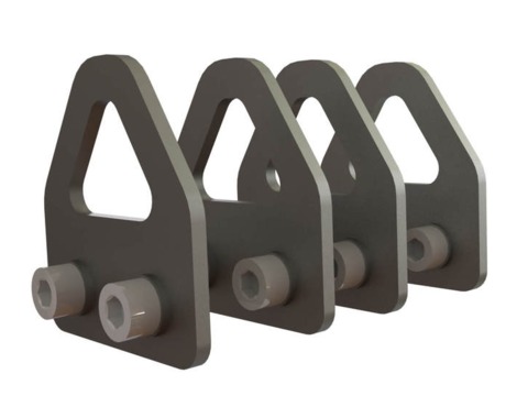 Комплект кронштейнов крепления груза на багажник STC