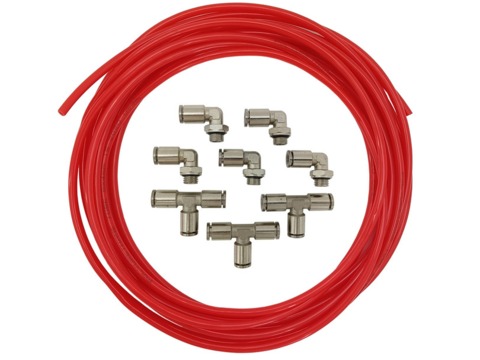 Комплект для вывода сапунов redBTR Gen II (с КПП и РК DYMOS) без глушителя