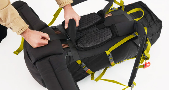 Рюкзак туристический Naturehike 55 л, черный