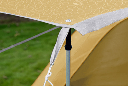 Палатка Naturehike P-Series 2-местная, алюминиевый каркас, желтая