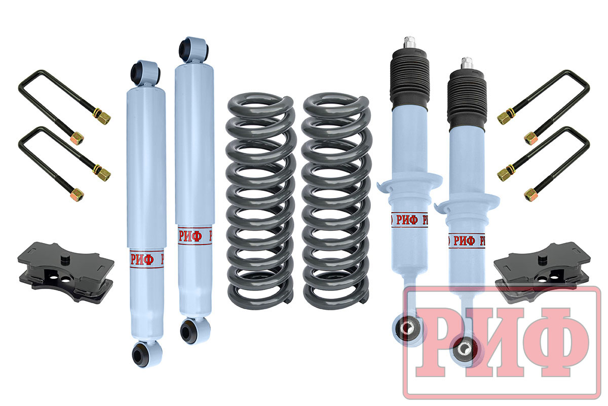 Лифт-комплект РИФ лайт газовый Toyota Hilux 2015+ лифт 40 мм