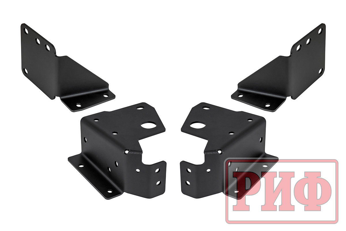 Площадка РИФ под лебёдку с защитой радиатора в штатный бампер RAM 1500 Rebel 2024+