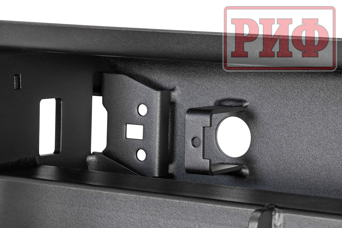 Бампер РИФ силовой задний Changan Hunter Plus с квадратом под фаркоп и фонарями