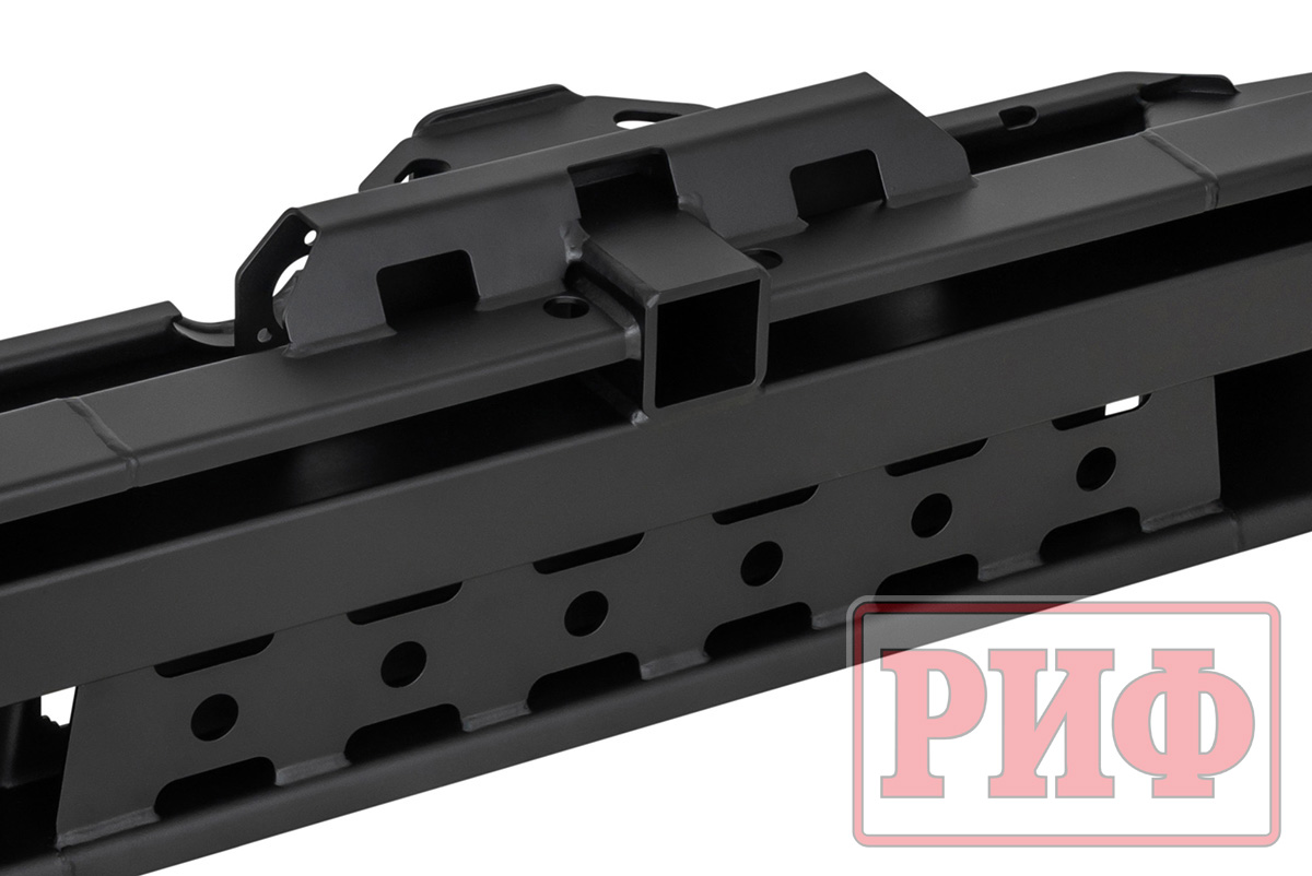 Бампер РИФ силовой задний Changan Hunter Plus с квадратом под фаркоп и фонарями