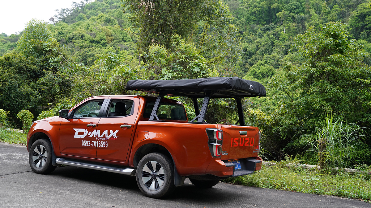 Система установки палатки Wild Land Truck Tower System на кузов пикапа, универсальная